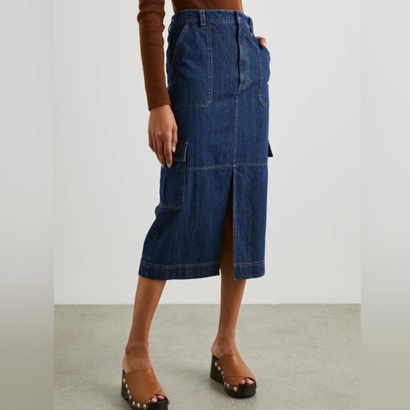 Rails Tasha Skirt - Raw Denim - Picture 5 of 16